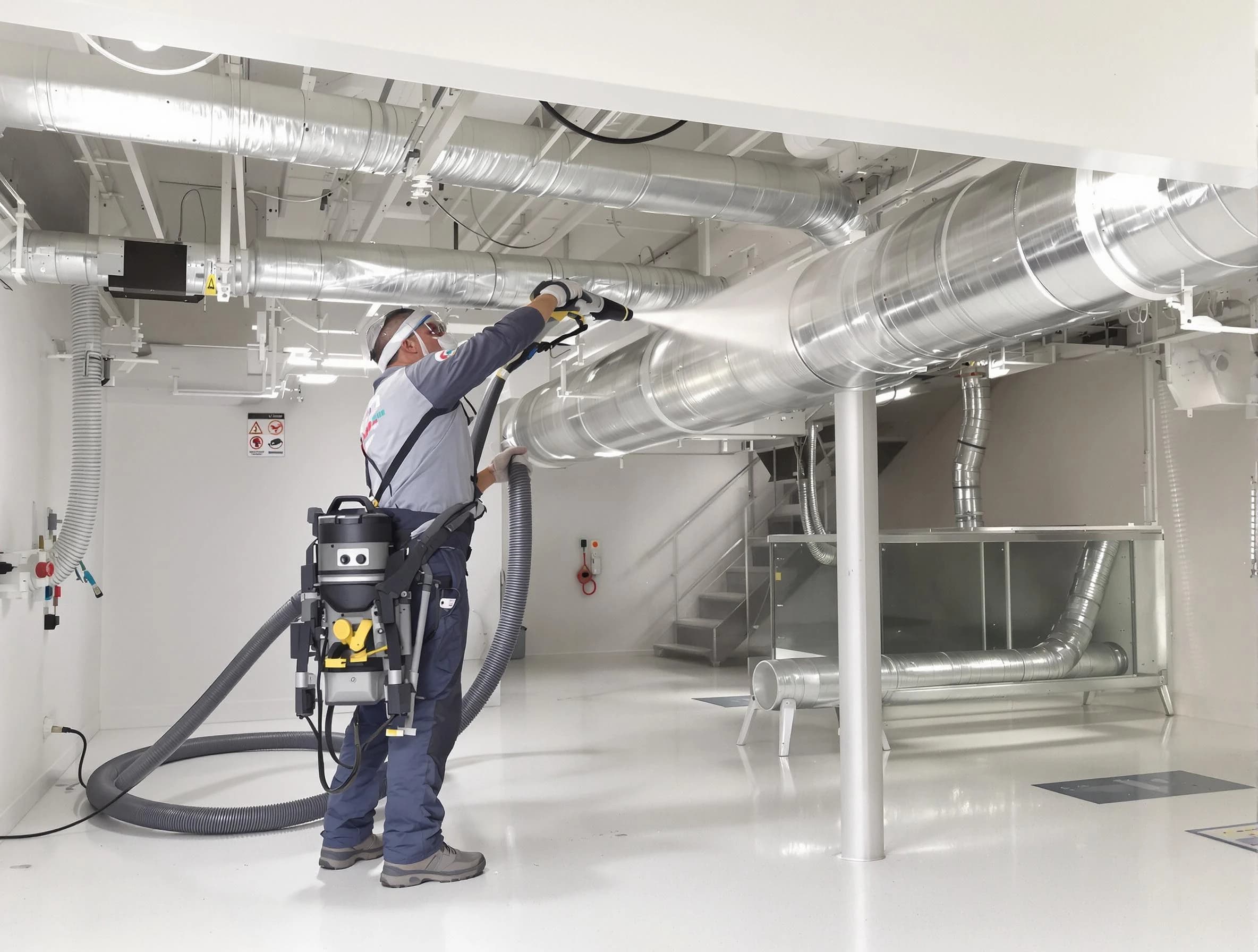 Professional central duct cleaning by McLoud Air Duct Cleaning in McLoud