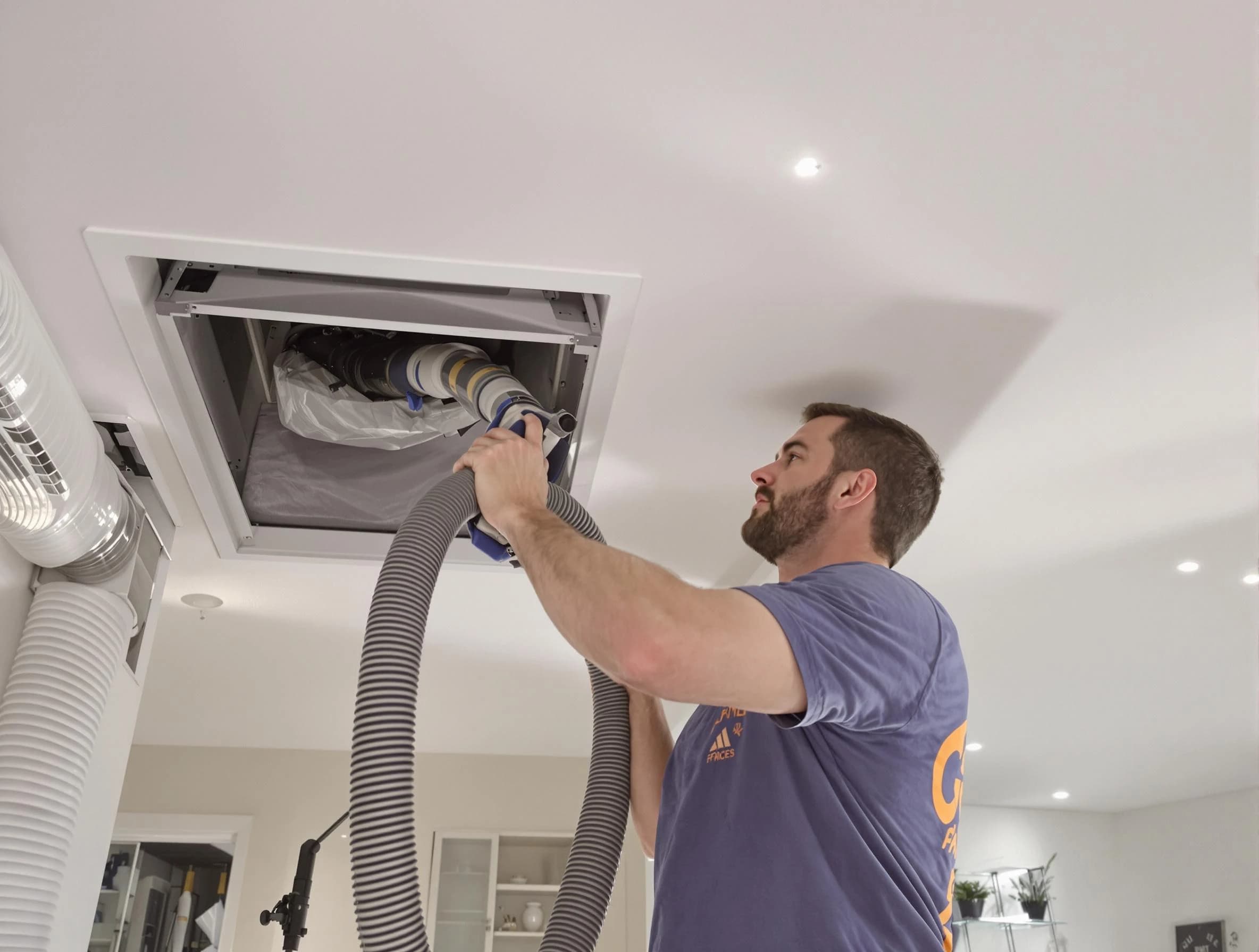 Precision indoor duct cleaning by McLoud Air Duct Cleaning in McLoud
