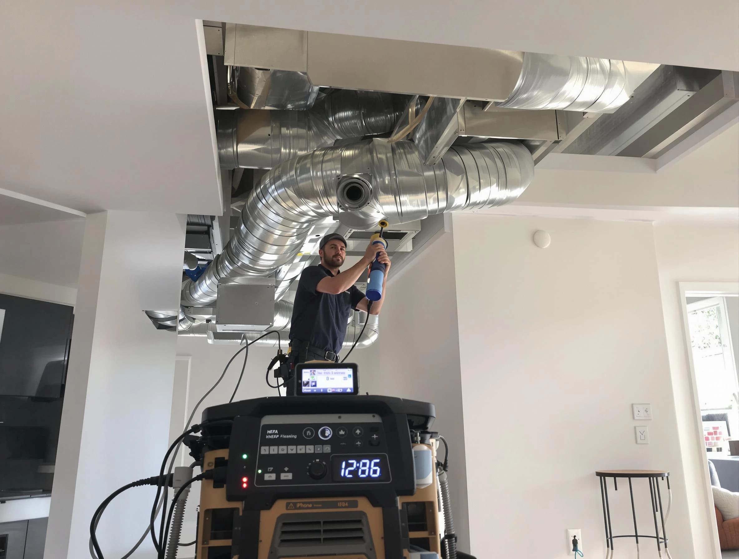 Advanced pure air duct cleaning by McLoud Air Duct Cleaning in McLoud