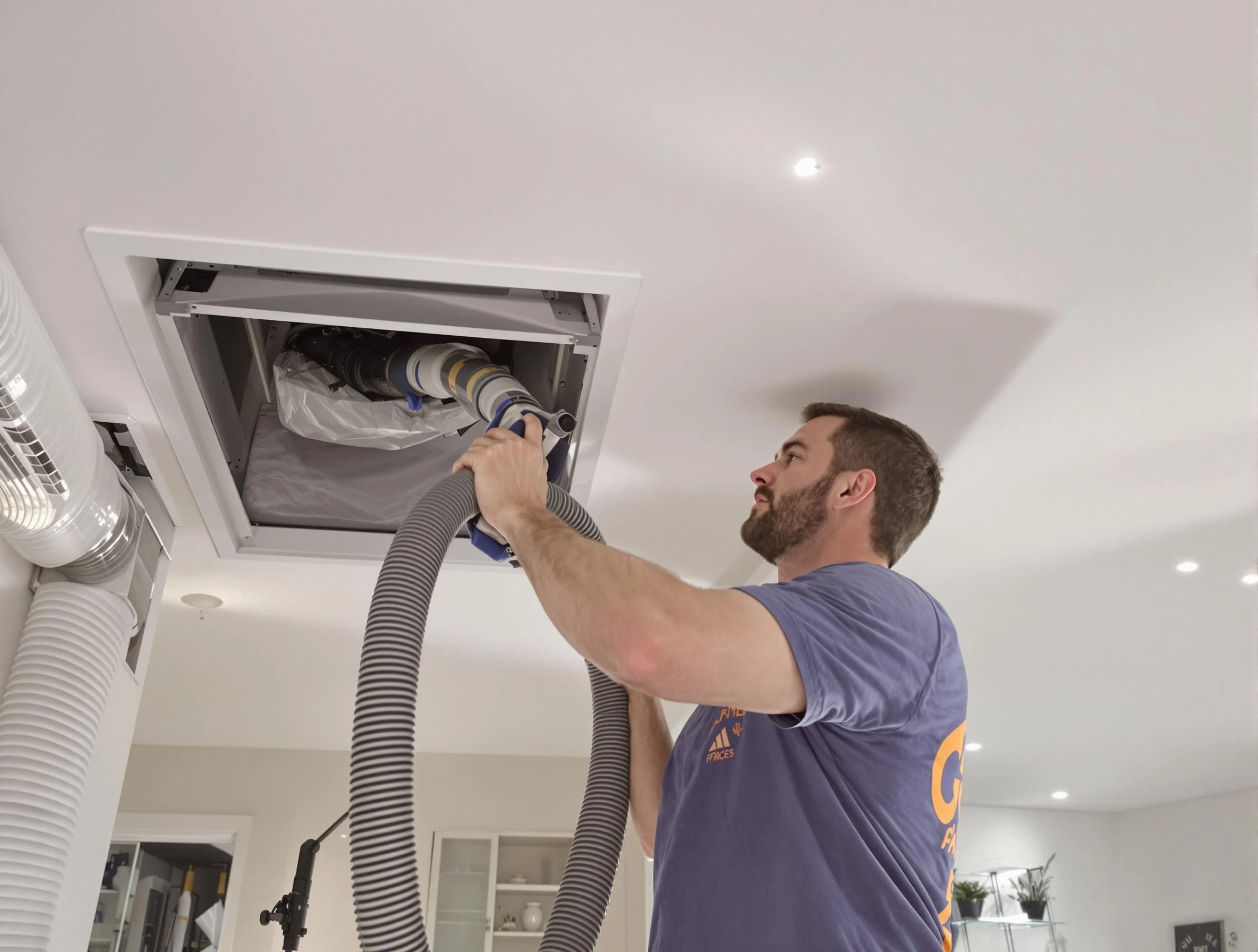 Precision indoor duct cleaning by McLoud Air Duct Cleaning in McLoud