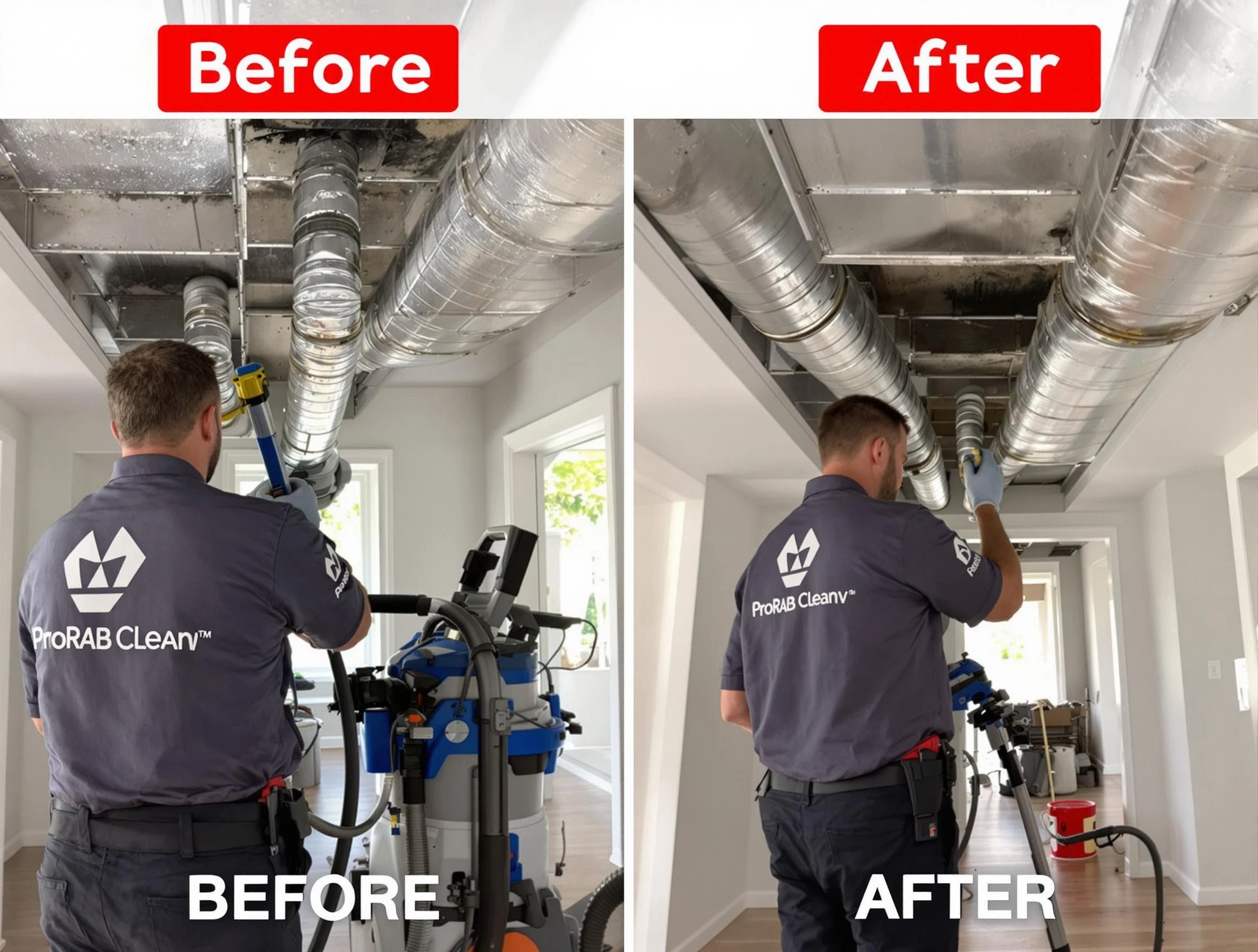 McLoud Air Duct Cleaning expert performing thorough residential duct cleaning in a McLoud home